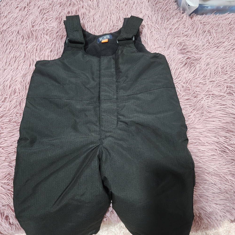 The Children's Place Black Insulated Overalls